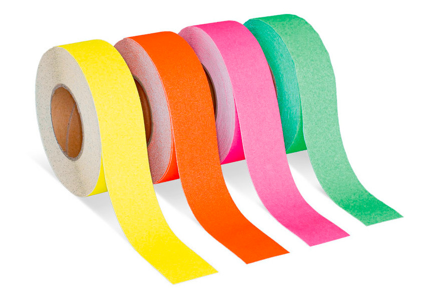 m2 anti-slip tape™, signal colour, green, roll 50 mm x 18.3 m - 2