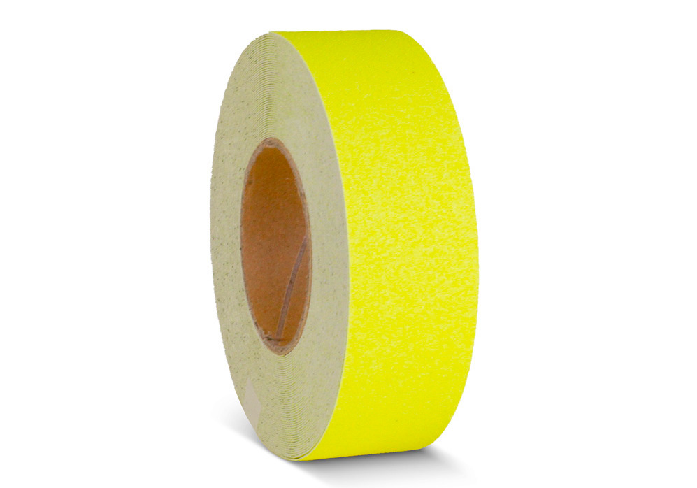 Superficie antideslizante, color de advertencia amarillo, rollo 50 mm x 18,3 m - 1