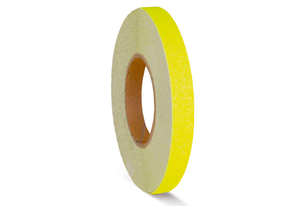 m2 wykładzina antypoślizgowa™, kolor sygnałowy żółty, rolka 19 mm x 18,3 m - 1