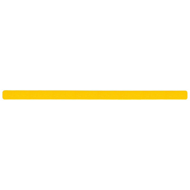 m2-Antirutschbelag™, verformbar, gelb, Einzelstreifen, 50 x 1000 mm,VE=10 St