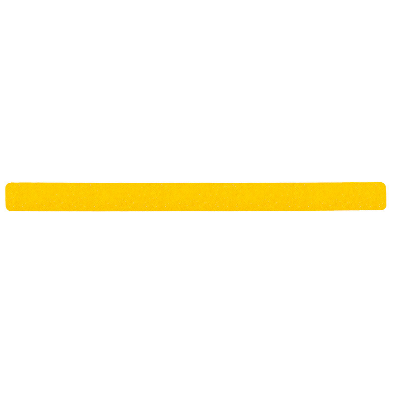 m2 antislipbekleding™, vervormbaar, geel, enkele strook, 50 x 650 mm,PU=10 st. - 1