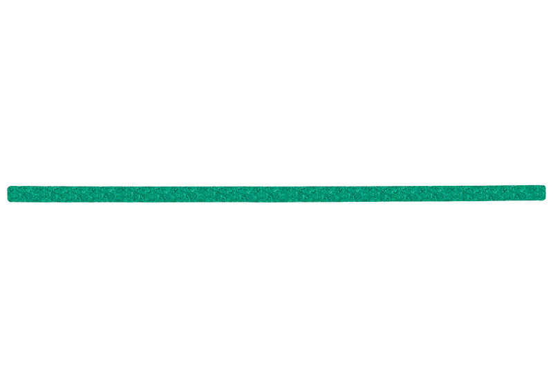 m2 antislipbekleding™, universeel, groen, enkele strook, 25 x 800 mm, PU=10 st. - 1