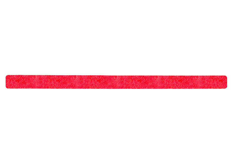 m2 antislipbekleding™, universeel, rood, enkele strook, 50 x 800 mm, PU=10 st. - 1