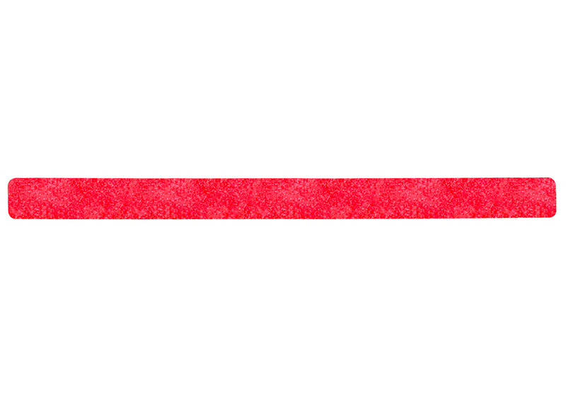 Rivestimento antiscivolo m2™ Universal, rosso, strisce singole, 50 x 650 mm, confezione = 10 pezzi - 1