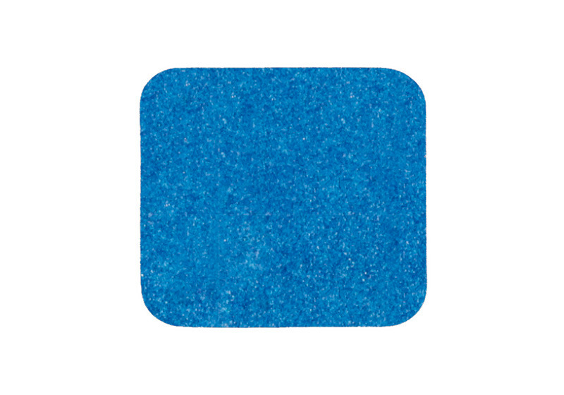Tapis antidérapant m2, universel, bleu, bandes individuelles, 140 x 140 mm, UV=10 pièces - 1