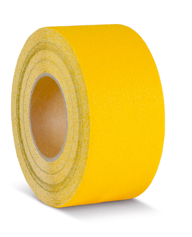 Rivestimento antiscivolo m2™, Universal, giallo, rotolo 75 mm x 18,3 m - 1