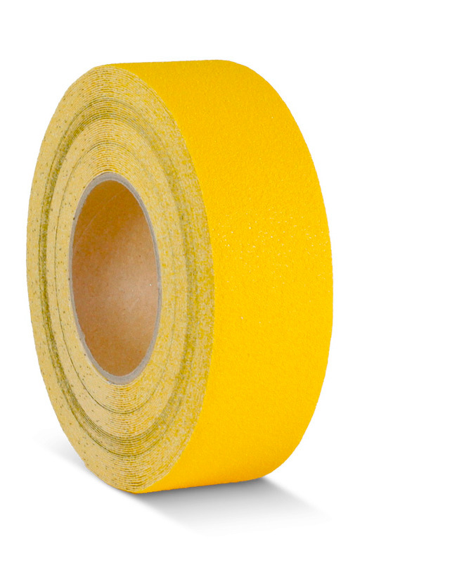 Revestimiento antideslizante m2 Universal amarillo, rollo 50 mm x 18,3 m