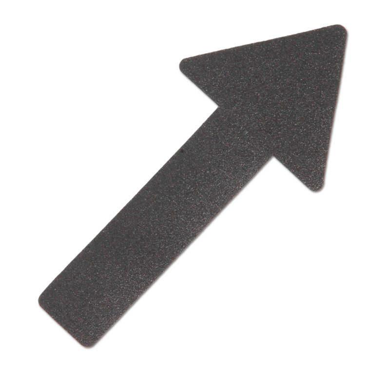 m2 anti-slip tape™, direction marking, flexible, black, arrow, 130 x 280 mm, pack = 10 pieces - 1