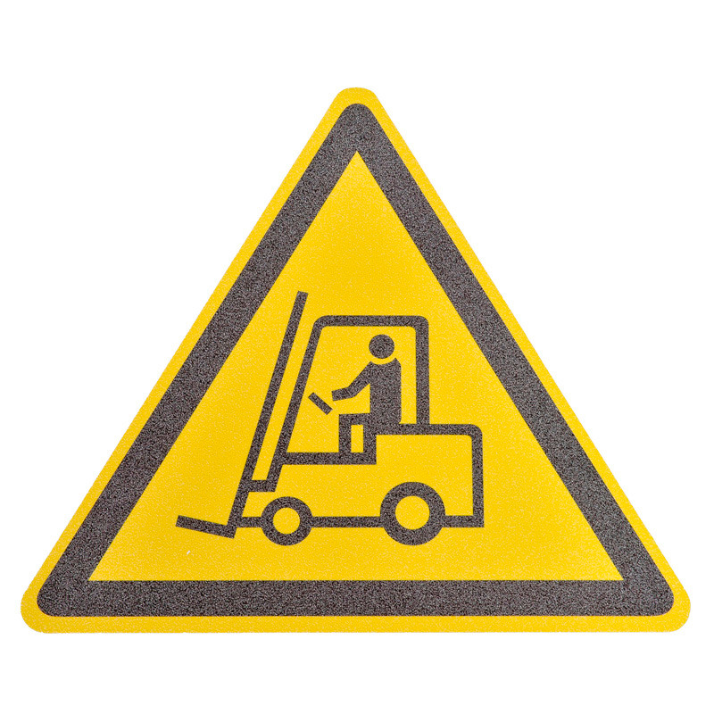 M2 sklisikkert belegg™, gulvmarkeringssymbol “Se opp for truck”, omkrets 600 mm