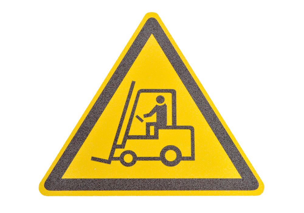M2 sklisikkert belegg™, gulvmarkeringssymbol “Se opp for truck”, omkrets 600 mm - 1