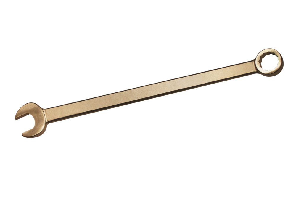Vidlicový kľúč s očkom, 10 mm, extra dlhý, špeciálny bronz, neiskrivý, Ex verzia - 1