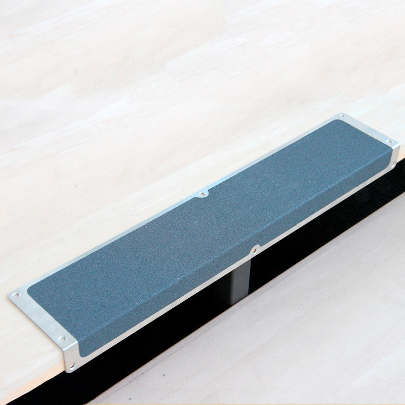 Anti-slip edge profile, aluminium m2, Universal, grey, W 635 mm - 1