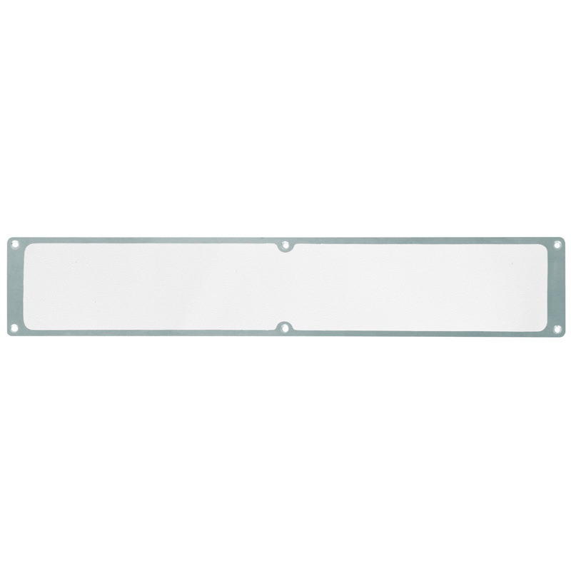 Placa antideslizante, aluminio, Easy Clean, blanco, 635 x 114 mm - 1