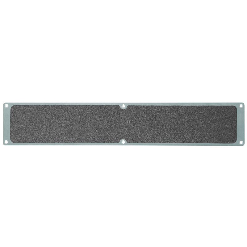 Sklisikker plate, aluminium m2, EasyClean, sort, 635 x 114 mm - 1