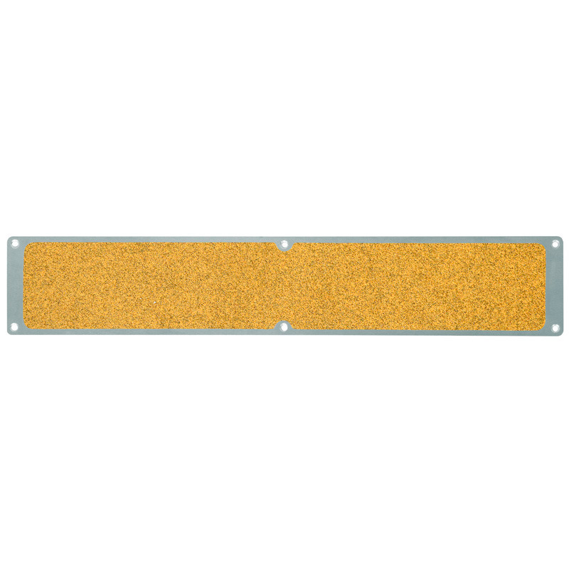 Csúszásgátló lap, alumínium m2, Public 46, sárga, 635 x 114 mm - 1
