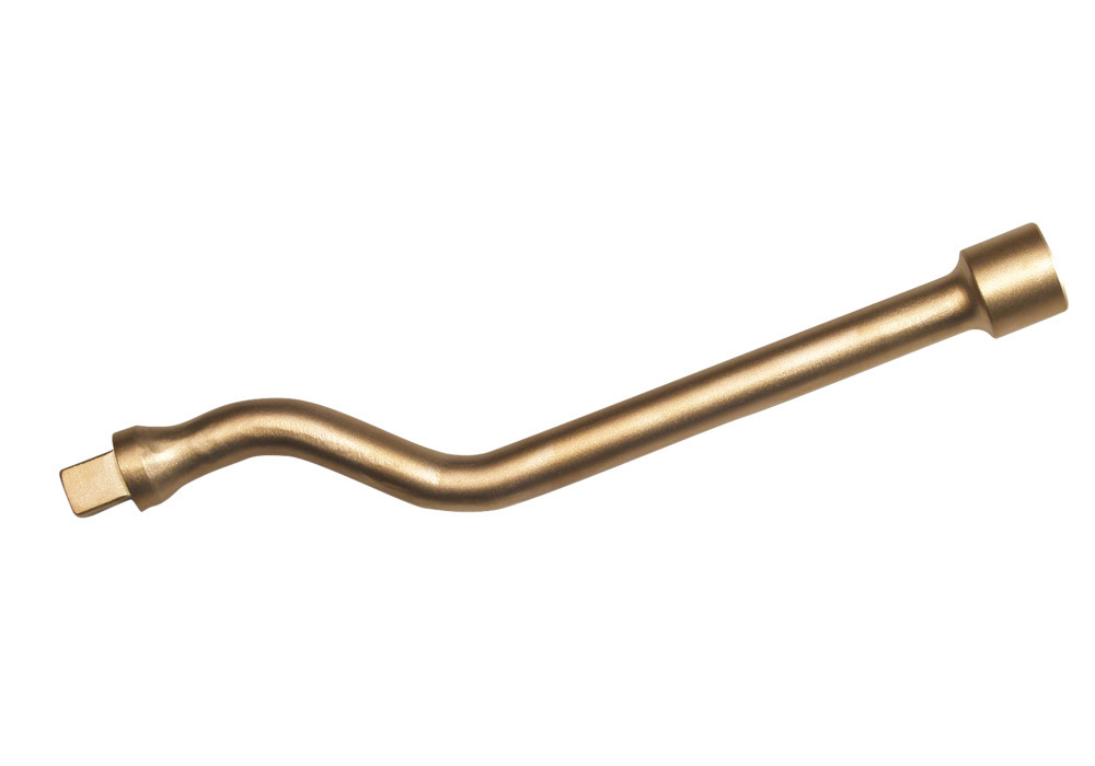 Prolongamento especial para chave pé corvo 1/2" Ex, L 250 mm, bronze especial, antifaiscante - 1