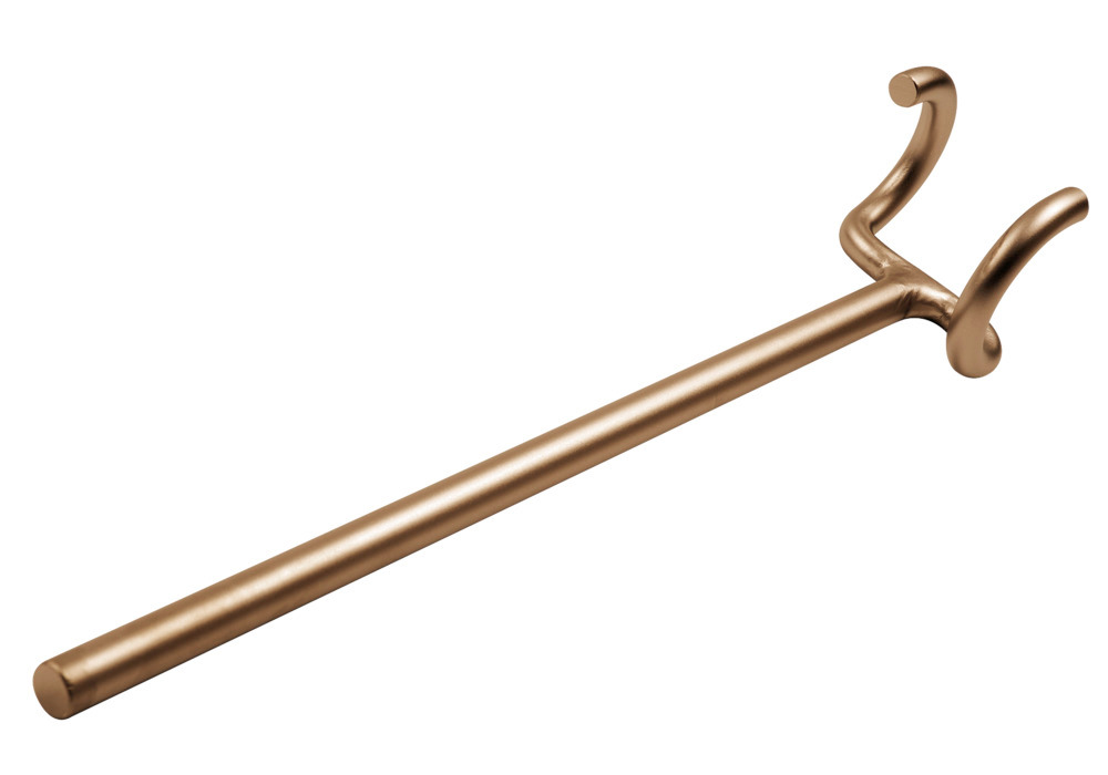 B - ventilnøkkel for flenser Ø 48 x 80 mm, bronse, gnistfri, for Ex-soner - 1