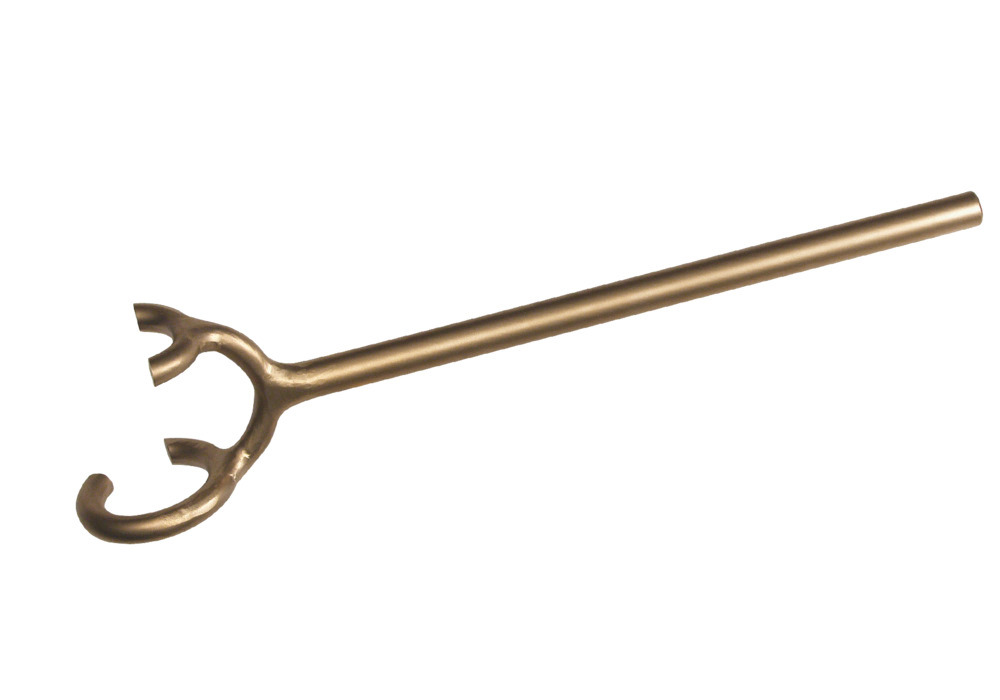 Ventilnøkkel for flenser, Ø 62 x 102 mm, bronse, gnistfri, for Ex-soner - 1
