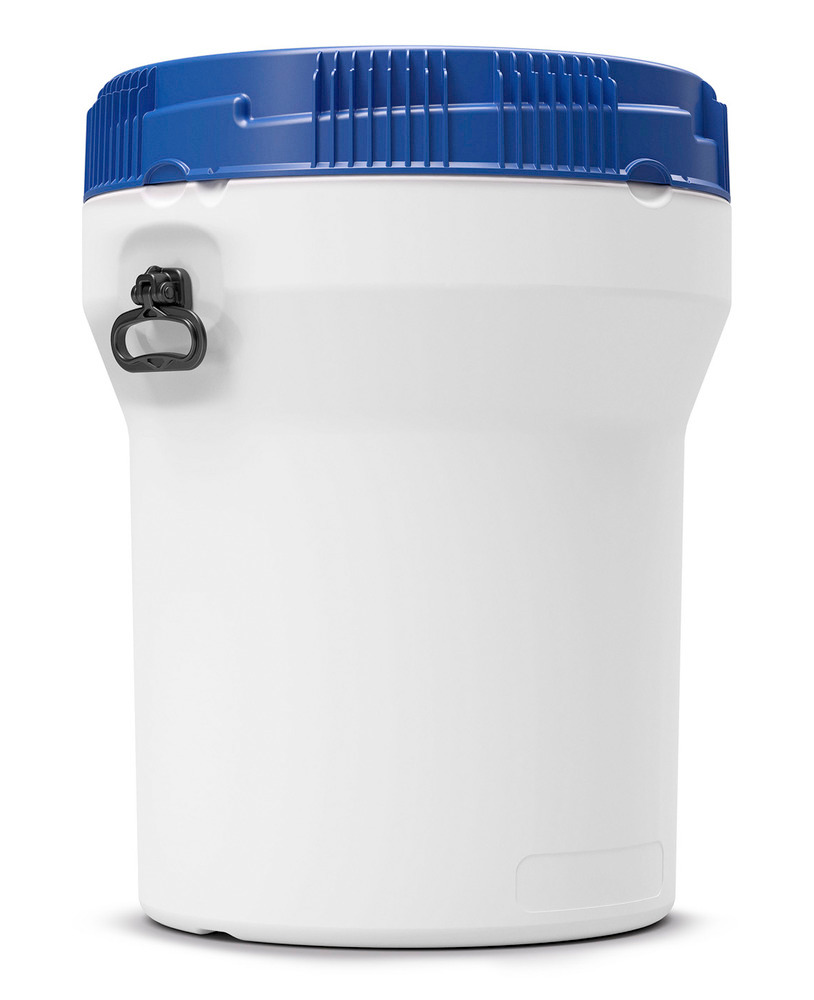 Tonnelet à col large en polyéthylène (PE), emboîtable, 120 litres, avec homologation UN - 1