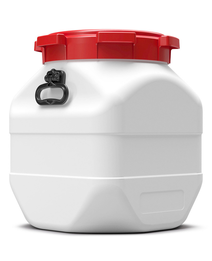 Kanister so širokým hrdlom, z polyethylénu (PE), 50 litrov - 1