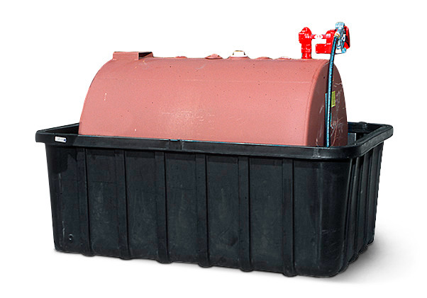 Containment Sump with Drain - Poly Construction - 550 gallon Sump Capacity - Corrosion Free - 6