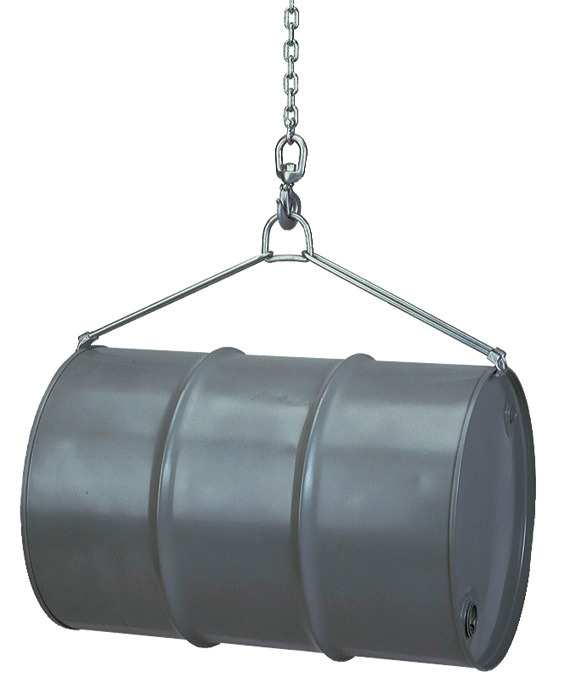 Drum Sling Lift - Steel Construction - Powder Coated - Horizontal - for Steel Drums - 1
