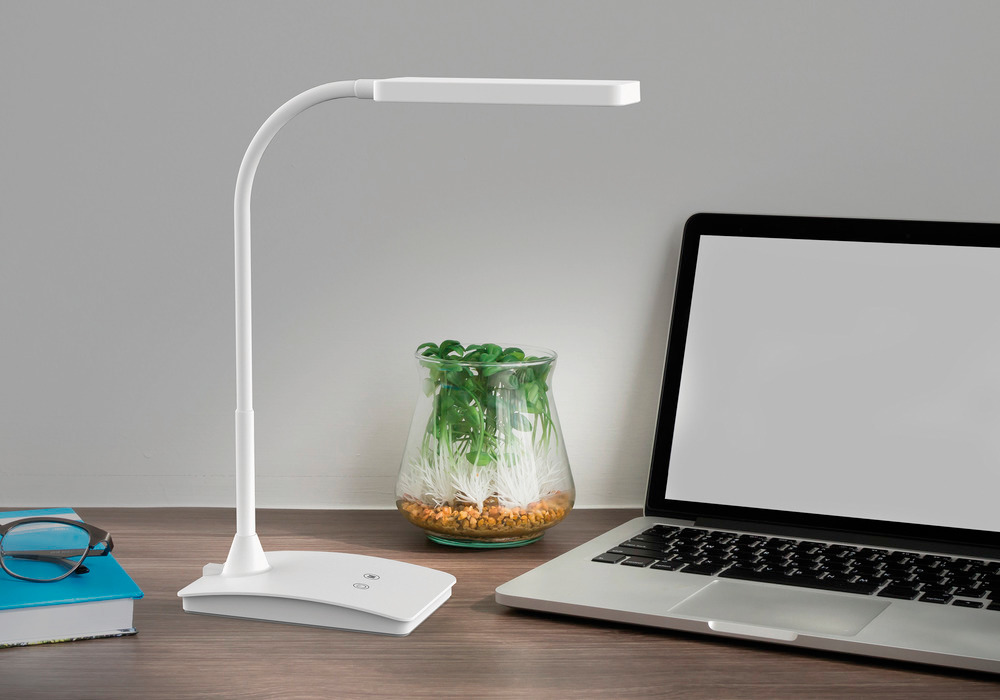 Lámpara de mesa LED Rhea, blanco - 6