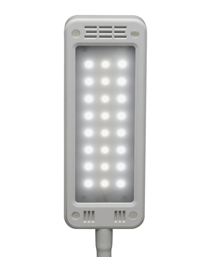 Candeeiro de mesa LED Rhea, branco - 4