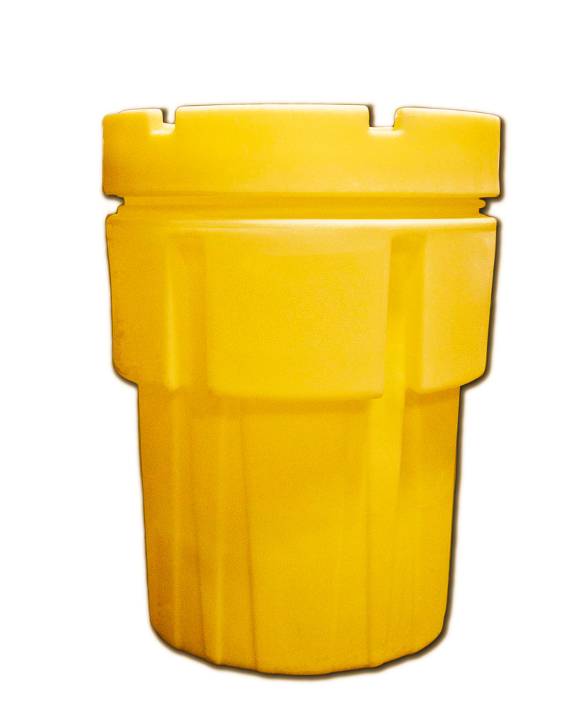 Drum overpack in polyethylene (PE), with UN approval and screw lid, 245 litre volume - 1