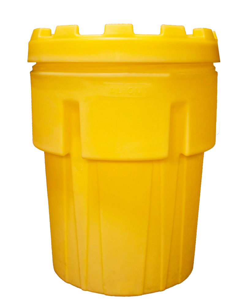 Drum overpack in polyethylene (PE), with UN approval and screw lid, 360 litre volume - 1