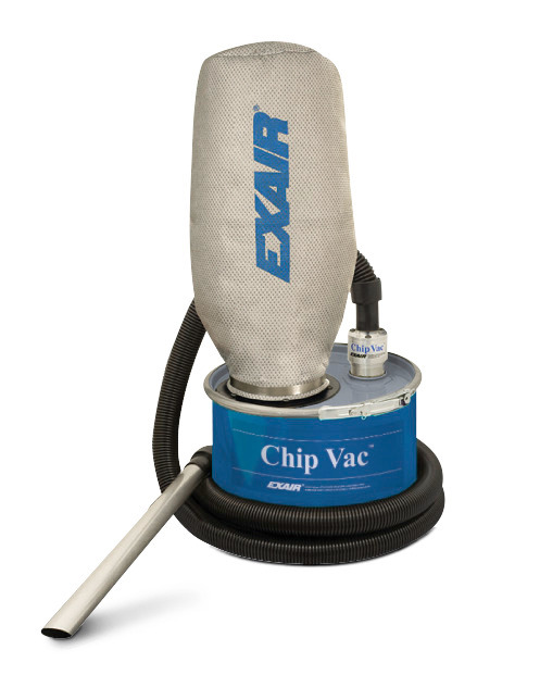Chip Vac - 5 Gallon - No Electricity Required - Compressed Air Operation - 1