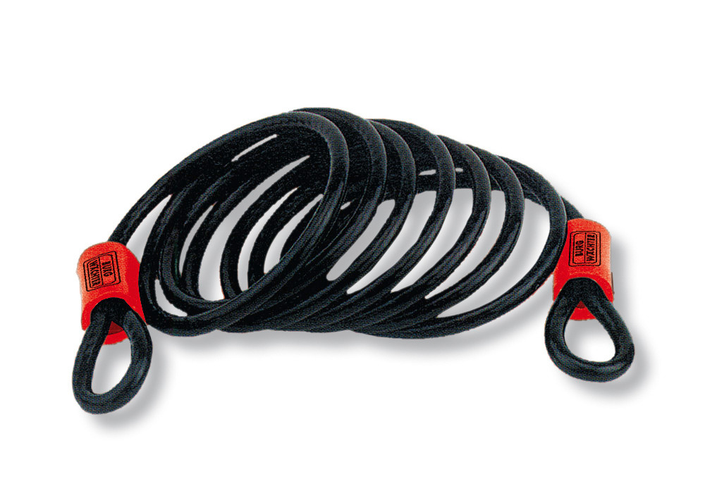 Cable en espiral con anillas BURG-WÄCHTER, longitud 2,50 m, pack de 5 unidades - 1