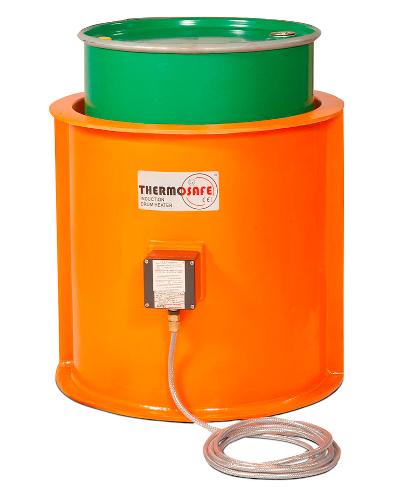 Drum Induction Heater - fits to 55 gallon drums or smaller ones - Thermosafe Type A - 2750 Watt - 2