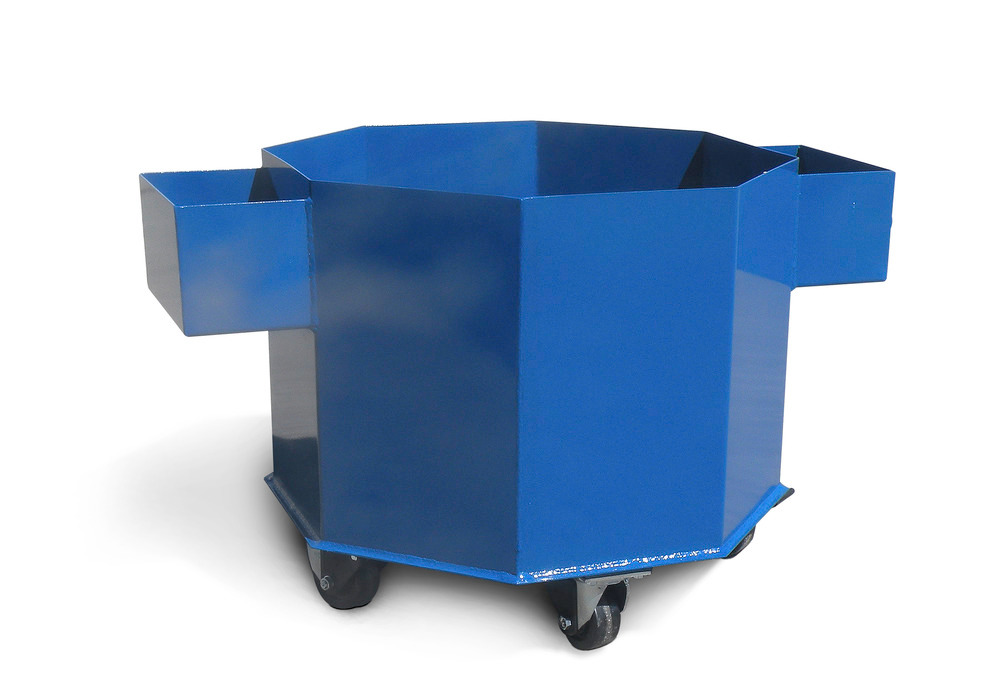 Drum Transport Sump - 1 Drum Capacity - Casters for Easy Manual Transport - Steel Construction - 1