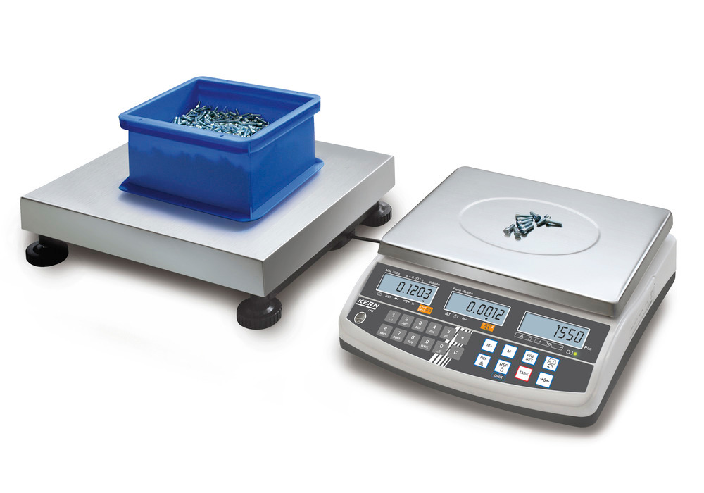 KERN counting scale CCS, up to 60 kg, min. part weight 1.0 g/unit, weighing plate 500 x 400 mm - 1