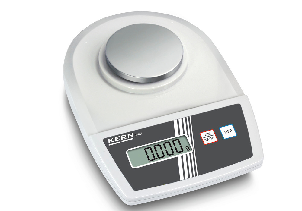 KERN laboratorní přesná váha EMB, rozsah vážení až 600 g, rozlišení 0,01 g - 1
