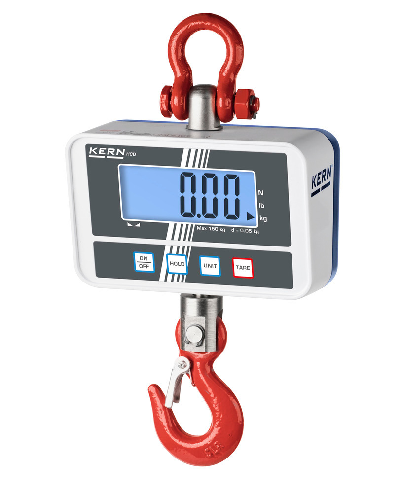 KERN premium two-range hanging scale HCD, up to 300 kg - 1