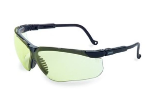 Uvex Genesis Safety Glasses - Black - SCT-Low IR, Ultra-dura - 1