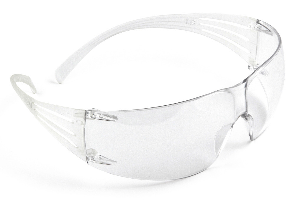 3M SecureFit™ Protective Eyewear - Clear - Pressure-Free Comfort - Lightweight - 99.9% UV Protection - 1