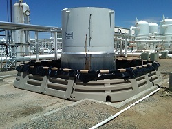 PolyBerm Containment System - 53882 Gallon Sump Capacity - 21 ft x 21 ft x 3 ft - 45-49493-PB-L - 2