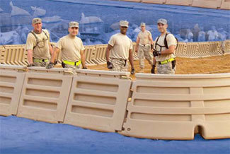 PolyBerm Containment System - 20220 Gallon Sump Capacity - 21 ft x 21 ft x 3 ft - 45-17533-PB-L - 3