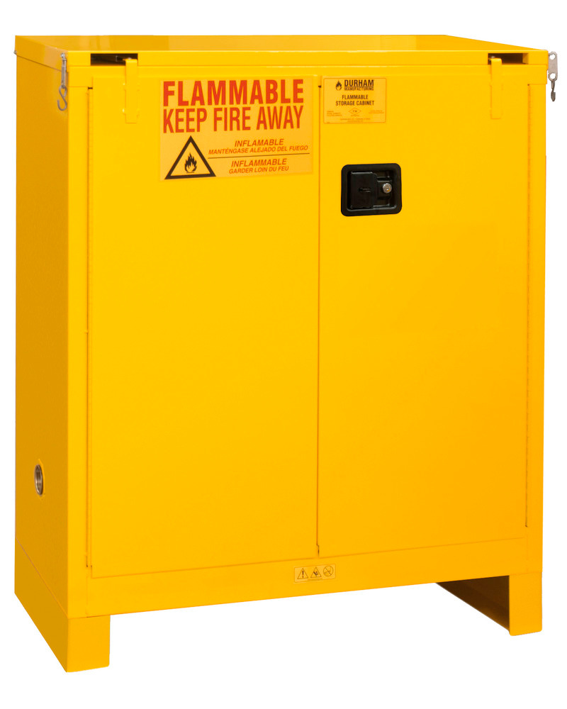 Flammable Safety Cabinet - 30 Gallon - FM Approved - Self-Closing Door - with Legs - 1030SL-50 - 1