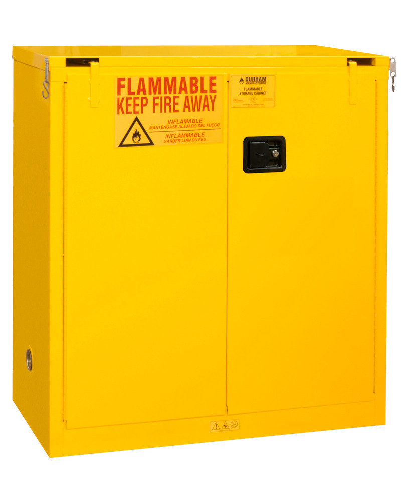 Flammable Safety Cabinet - 30 Gallon - FM Approved - Self Closing Door - 1030S-50 - 2