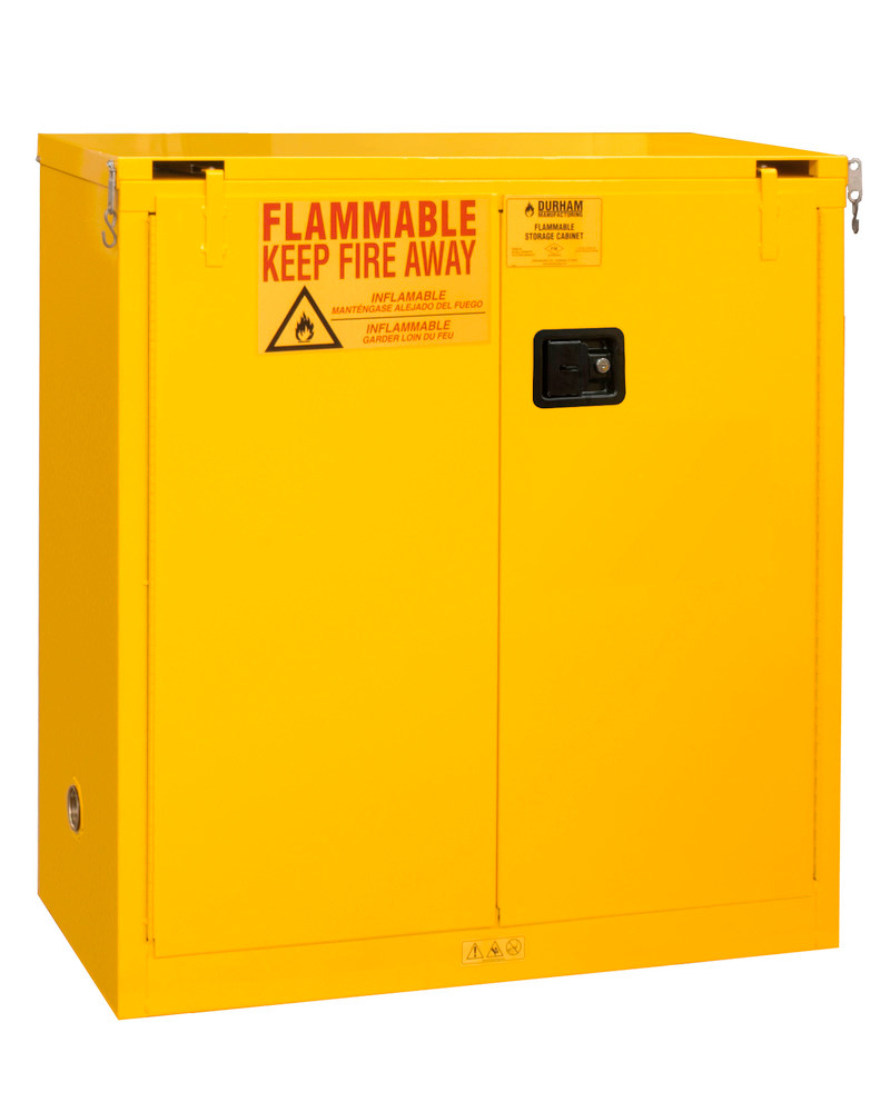 Flammable Safety Cabinet - 30 Gallon - FM Approved - Self Closing Door - 1030S-50 - 1