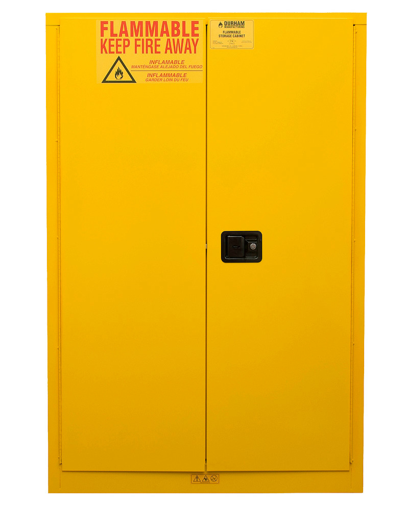 Flammable Safety Cabinet - 45 Gallon - FM Approved - Manual Closing Door - 1045M-50 - 1