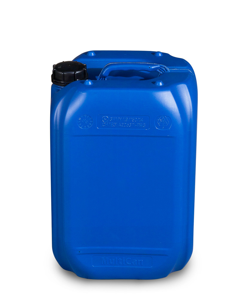 Plastdunk av polyetylen (PE), antistatisk, 20 liter, blå - 2