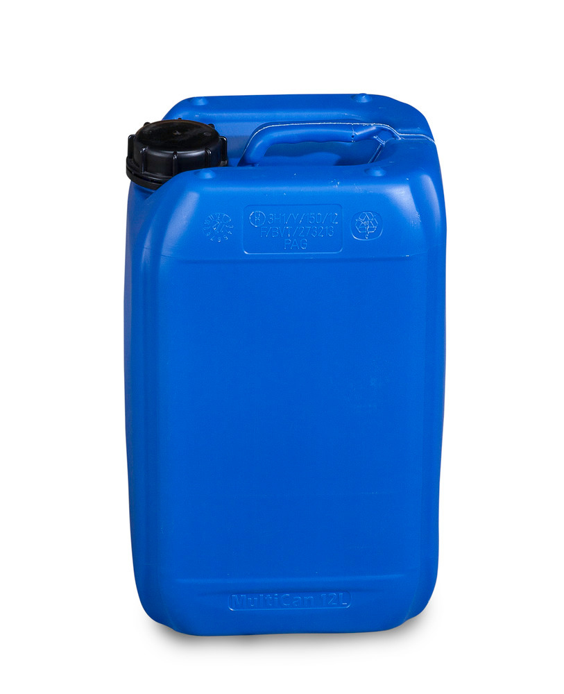 Kunststof jerrycan van polyethyleen (PE), antistatisch, inhoud 12 liter, blauw - 3