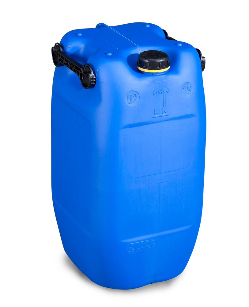 Kunststof jerrycan van polyethyleen (PE), 60 liter, blauw - 3