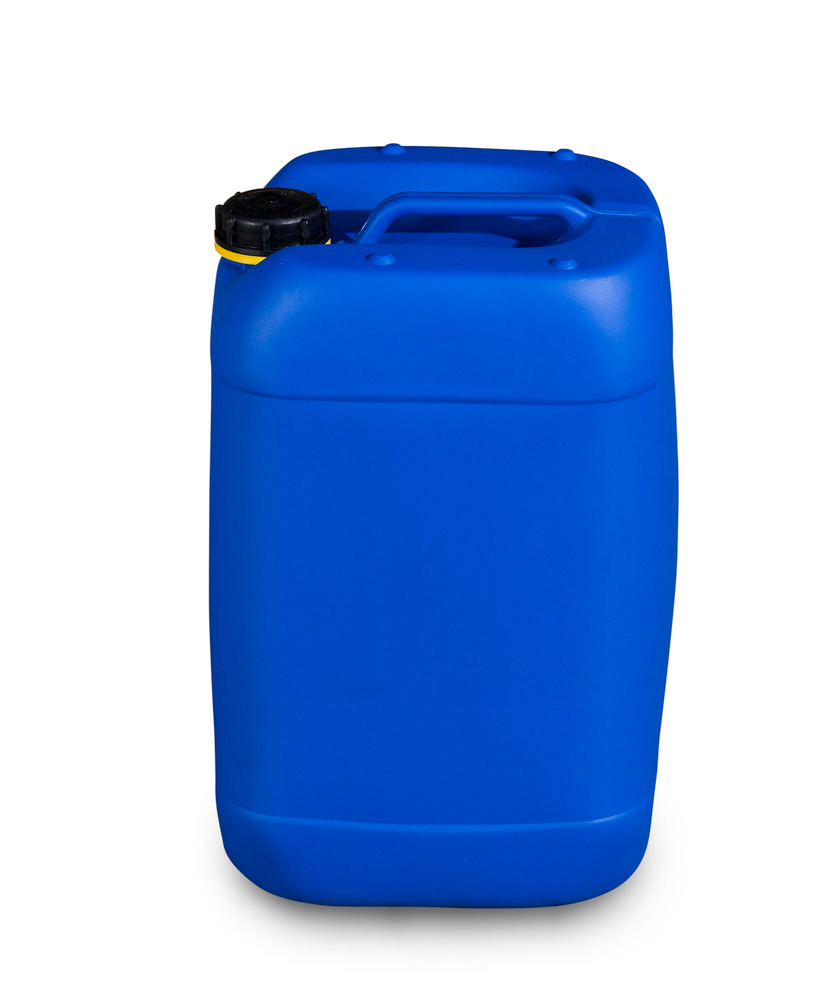 Plastový kanystr z polyethylenu (PE), objem 25 litrů, modrý - 3
