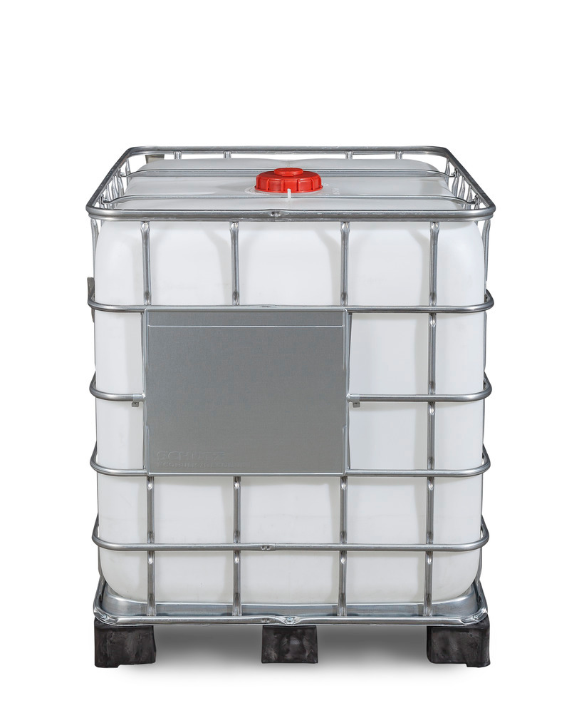 Recobulk IBC hazardous goods container, PE pallet, 1000 litre, NW150 opening, NW50 drain - 3